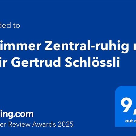2 Zimmer Zentral-Ruhig Mit Flair Gertrud Schloessli 세인트갈렌 외부 사진