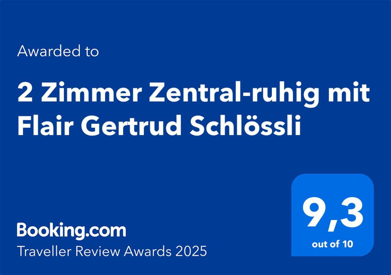 2 Zimmer Zentral-Ruhig Mit Flair Gertrud Schloessli 세인트갈렌 외부 사진